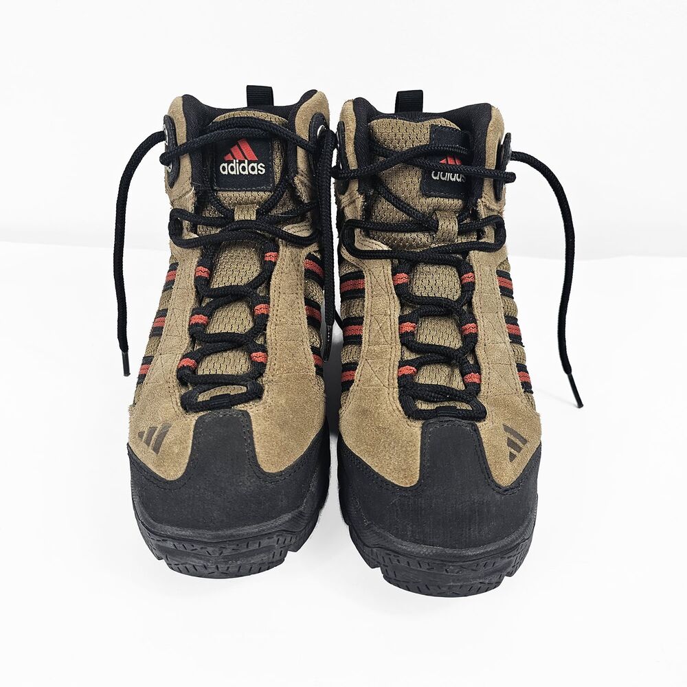 Adidas Vintage Sample Women's Size 7 Hiking Boots Brown Suede Y2K 90's - Picture 2 of 8